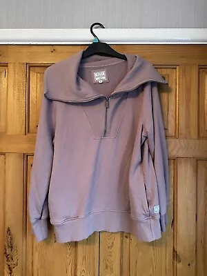 Fat Face Ladies Purple Overhead Jumper Top Size Medium  • £5.99