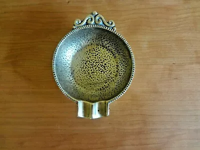 VTG Nordia Made In Israel Mid Century Brass Round Ashtray • $39.99