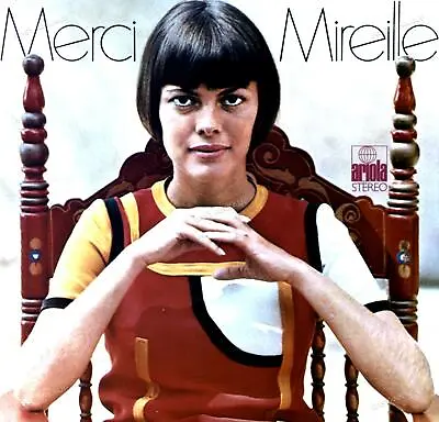 Mireille Mathieu - Merci Mireille LP + Poster (VG/VG) .* • $5.99
