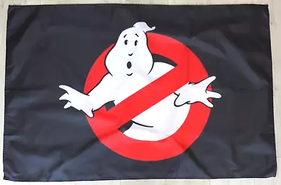 Ghostbusters Flag Poster Banner (80-120)cm Cave Bar Shed Retro Movie • $35