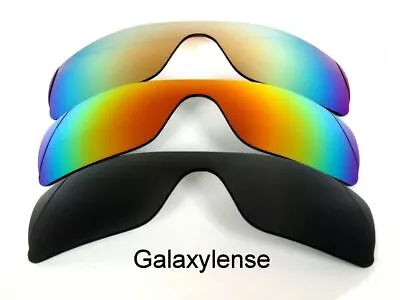 Galaxy Replacement Lenses For Oakley Batwolf Black&Red&Gold Polarized 3PAIRS • $17.98