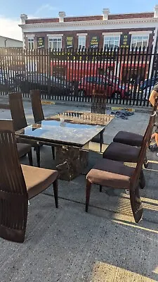 £1400 • Buy Marble Dining Table And 8 Chairs
