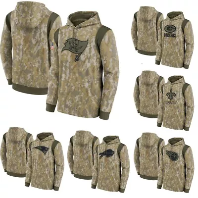 £33.59 • Buy NFL Men Football Hoodie 2021 Salute To Service Sideline Sweatshirts Pullover