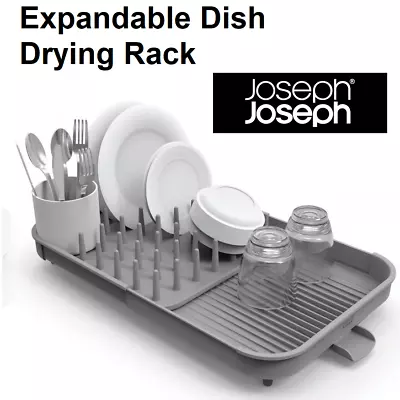 Joseph Joseph Dish Drying Rack Extendable Cutlery Holder Kitchen Plate Drainer • $77.90