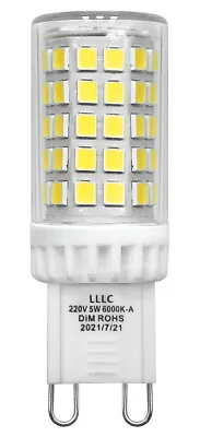 G9 LED 5W DIMMABLE Light Bulb COOL WHITE Replacement For G9 Halogen Capsule Bulb • £6.99