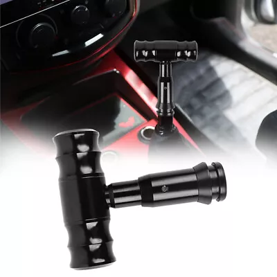 JDM Aircraft Joystick Automatic Car Gear Shift Knob Manual Shifter Lever Head Bk • $16.88