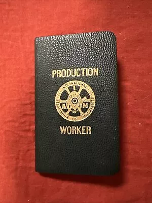 Vintage International Association Of Machinists Union Dues Book • $0.99