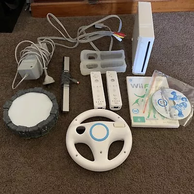 Nintendo Wii Console White Bundle • $70