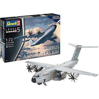 £79.49 • Buy 1:72 Airbus A400M Atlas RAF KIT By Revell In Silver REV03822 Model Aircraft