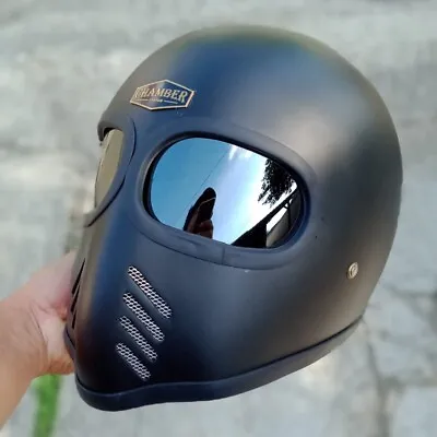 $300 • Buy Best Seller!! Custom Helmet Xf-gp Black For Caferacer Bobber Chopper Motorcycle