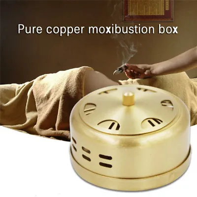 Pure Copper Acupuncture Moxa Box Moxibustion   Moxa Stick Burner B CRAUJCAUB_~~ • $9.60