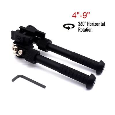 Rifle Bipod 4 -9  Foldable QD Picatinny Rail Mount V8 Adjustable Swivel Bipod • $42.99