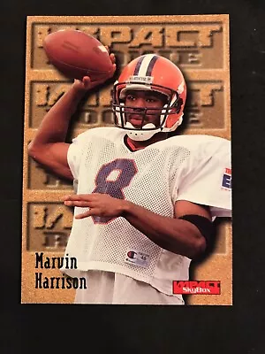 1996 SkyBox Impact #165 Marvin Harrison  Indianapolis Colts Rookie • $1.50