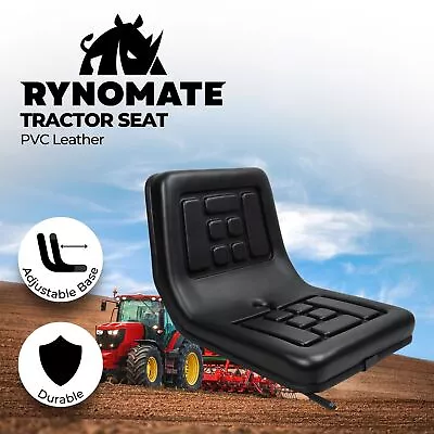 RYNOMATE Tractor Seat Forklift Excavator Truck Universal Digger Chair • $107.45