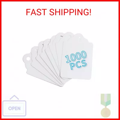 FEMELI Unstrung Marking Tags1.75 X 1.1 Inches Price Tags1000 Pcs White Merchan • $13.99