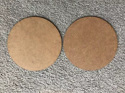 2mm MDF Laser Cut Bases 130mm Circle Pack Of 2 • £1