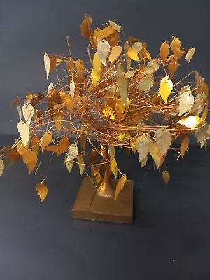 Vintage MCM Twisted Copper Wire Tree • $25