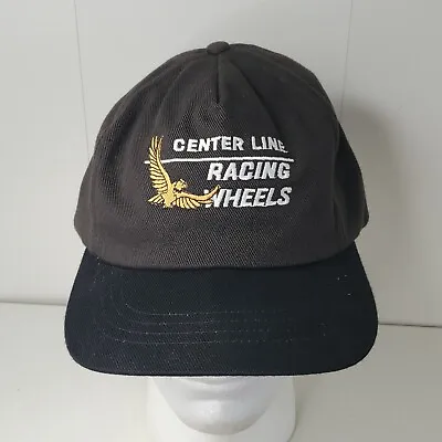 $25.49 • Buy VTG Center Line Racing Wheels Full Foam Snapback Hat Embroidered Baseball Cap