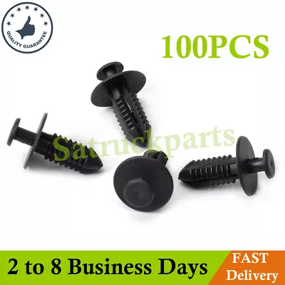 100 Pcs Fender Liner Rivet Push Type Clip Retainer For Mercedes Benz 1249900492 • $1.99