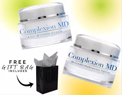 Complexion MD Cream & Microdermabrasion Polish Bundle! Includes FREE GIFT BAG!! • $44.99