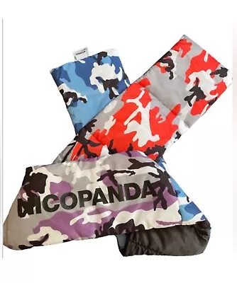 NICOPANDA X UO Camo Multi Colored Maxi Puffer Scarf With Pockets- Men • $33.29