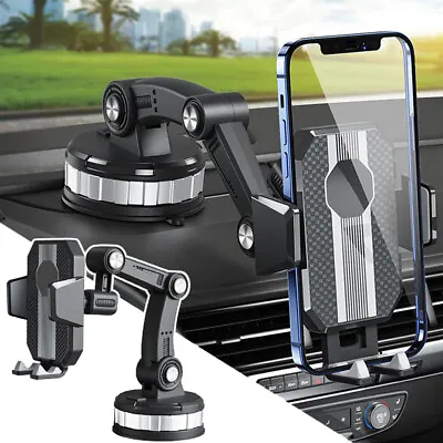 Car Phone Holder 360° Rotatable Suction Dashboard Windscreen Support GPS Mount A • £8.59