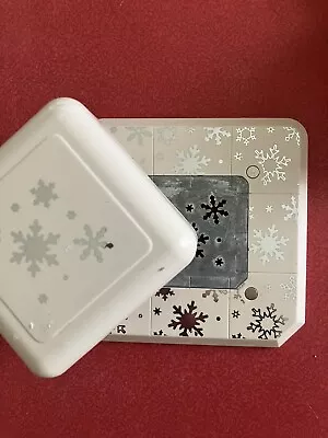 Martha Stewart Magnet Aspen Flurry Snowflake All Over The Page Stamp • £18.50