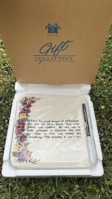 Vintage Avon Gift Collection Fruits & Flowers Memo Tile Ceramic Dry Erase Board • $33.99