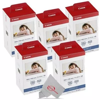 Canon KP-108IN Ink Paper For Selphy CP Serie Photo Printers CP1300 CP1500 Lot • £127.43