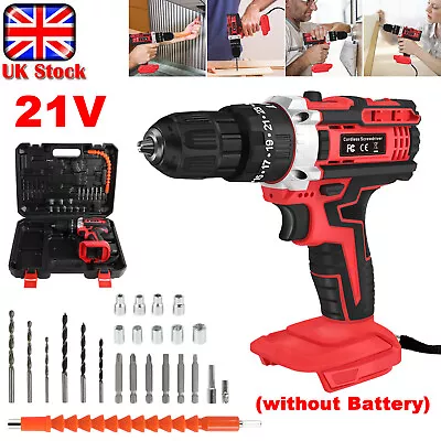 21V Cordless Drill Electric Screwdriver Power Driver Body For Makita 18V Battery • £17.99