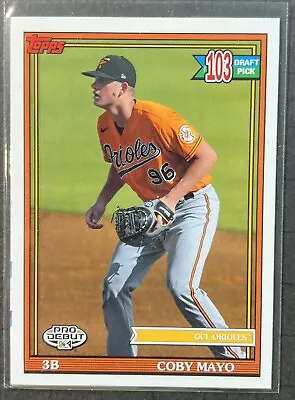 2021 Cody Mayo Topps Pro Debut Rookie Card RC Baltimore Orioles Prospects PD-158 • $3.99