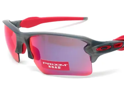 NEW* Oakley FLAK 2.0 Grey Smoke W PRIZM ROAD XL Lens Sunglass 9188-04 Biking • $129.87