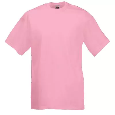 Fruit Of The Loom Plain Blank Mens Mans Cotton Tee Shirt Tshirt T-Shirt NEW • £5.45