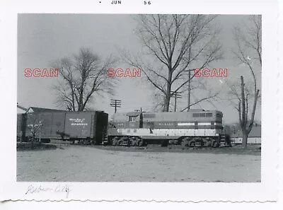 4c353 Rp 1956 Wabash Railroad Loco #476 Gibson City Il • $8.99