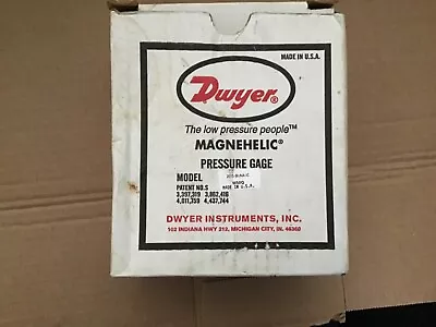 Dwyer Magnehelic Differential Pressure Gauge 0-15 Inches Water 15 PSIG 2015BUNA • $49