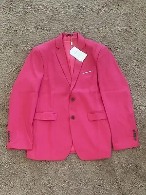 NWT Mogu Mens Hot Pink Blazer - Sz 40   • $30