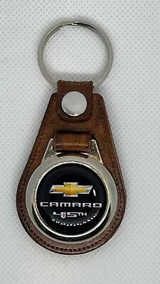 High Quality 100% Leather RETRO KEYCHAIN 45TH CAMARO • $31.54