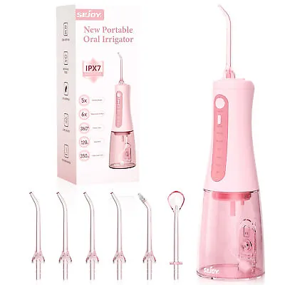 View Details Dental Flosser Total Oral Cleaning Water Flossing Dental Hydroelectric PINK • 22.02$