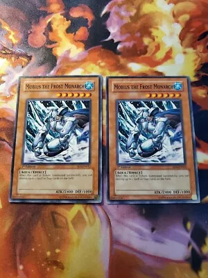 Yugioh - Mobius The Frost Monarch SD4-EN012 MP 1st Ed Common X2 • $3.63