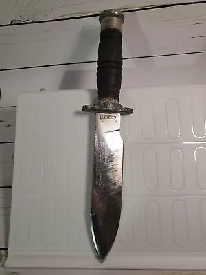 Vtg Jacques Garcia Brazil Vietnam Survival Bowie Knife Hunting 12”  • $124.99