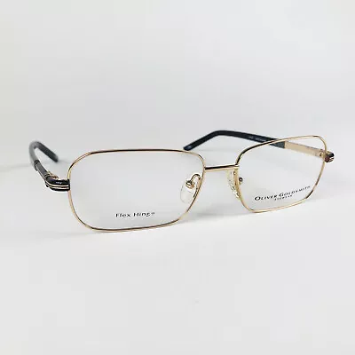 OLIVER GOLDSMITH Eyeglasses GOLD RECTANGLE Glasses Frame MOD: G4057 • £45.50