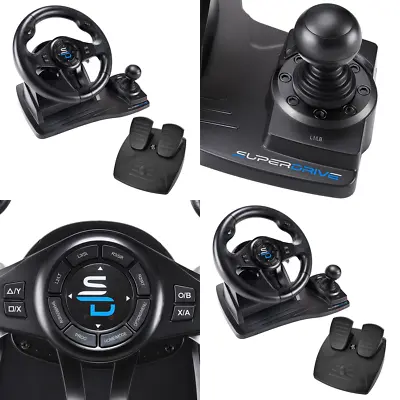 Pedals Shifter Simulator Steering Racing Wheel For Xbox Series PS4 Xbox One PS3 • $122.17