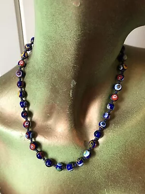 Vintage Venetian Glass Bead Necklace • £12