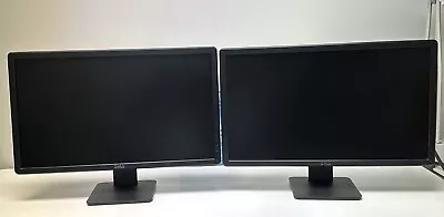 Lot Of 2 Dell E2414Ht Widescreen 24  LED LCD  Monitor 1080 W/ Stand DP/N: 0VJH96 • $79.99