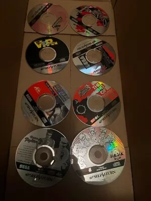 Assorted Lot Of Japanese Sega Saturn Game Disc! Fighers Megamix Virtua Racing • $48