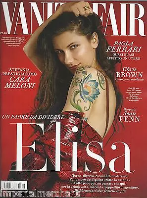 Vanity Fair Magazine Elisa Cara Meloni Paola Ferrari Sean Penn Chris Brown 2016. • $13.45