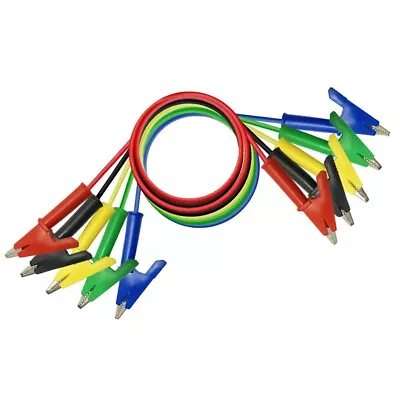 Multifunctional Alligator Clips Test Leads For Electronics Testing 1M Cable • $13.55