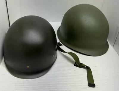 US Military Helmet With Liner Green Army Navy Airforce Marines Head Gear Combat • $49.99