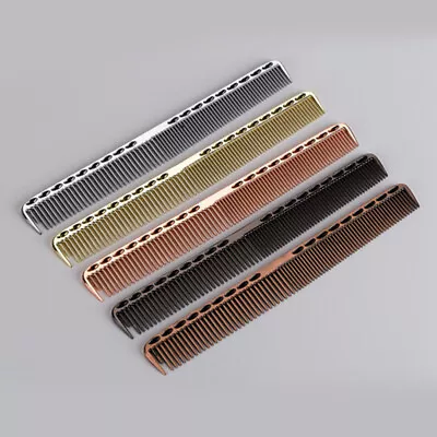 Stainless Steel Comb Hair Salon Comb Dressing Comb Hair Cutting Comb • $10.55