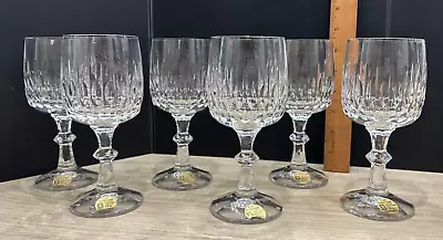 Schott-Zwiesel Echt Bleikristall Crystal Tango 6 3/8  Wine Goblets Germany Set6 • $65